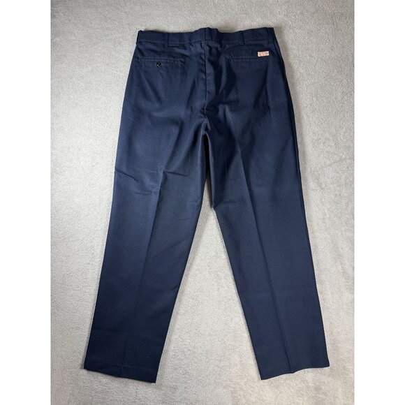 Red Kap Mens Touchtex II Workwear Khakis Heavy-Duty Blue Pants Size 40 - Picture 6 of 8